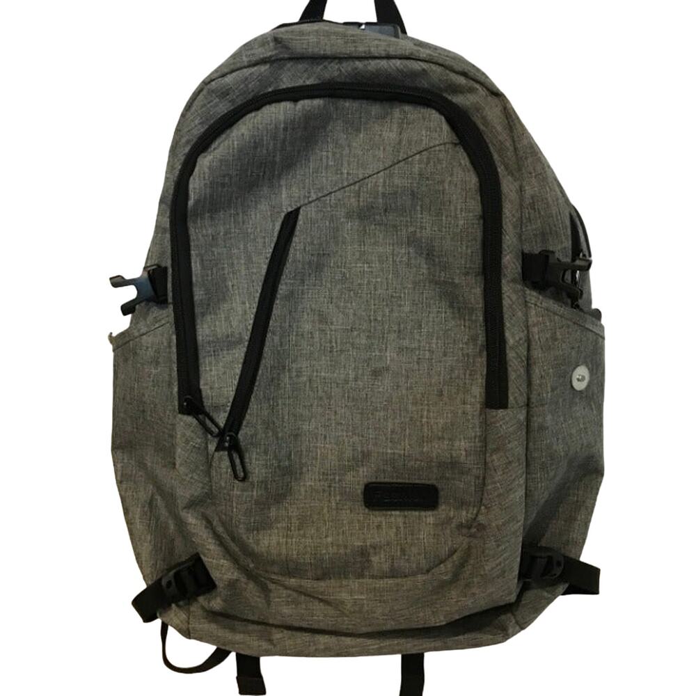 Grey "Fashion Brand" Backpack